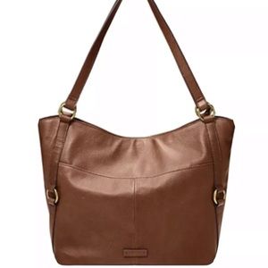 Fossil Sam Tote Women Leather L Shoulder Bag